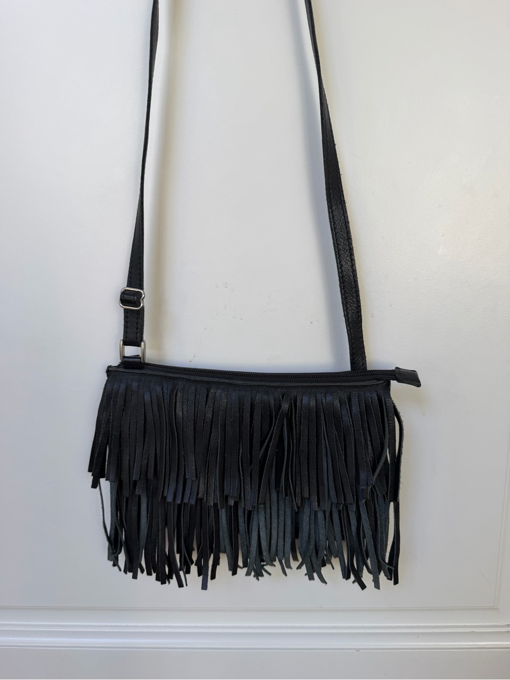 Hammitt EDIT Fringe Bag Black